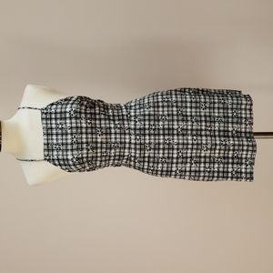 Urban Outfitters Plaid Eyelet Mini Dress